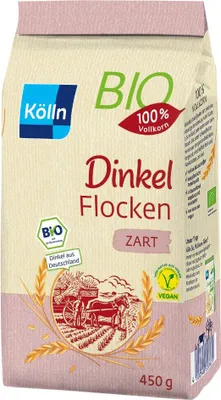 Produktbild von Kölln Dinkelflocken zart, 450g