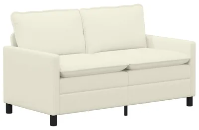 Zdjęcie produktu dla vidaXL Sofa w kolorze kremowym 156 x 81 x 87,5 cm, materiałowa