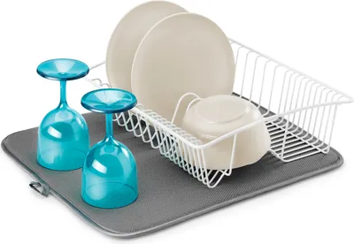 Produktbild von Metaltex 320480109 Abtropfmatte Microfaser, grau