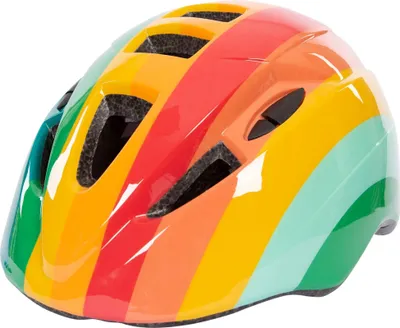 Produktbild von Trespass - Kinder Regenbogen-Streifen - Helm für Mountainbikes "Dunt" TP6449 (50 cm - 54 cm) (Bunt)