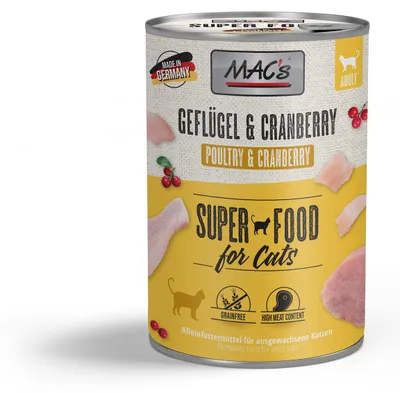 Zdjęcie produktu dla MAC's Poultry & Cranberry mokra karma dla kotów naturalna