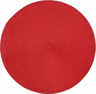 Obrázek produktu pro Stolní prostírání, červené, kulaté, 38 cm