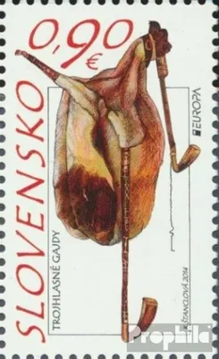Produktbild von Briefmarken Slowakei 2014 Mi 735 (kompl.Ausg.) postfrisch Volksmusikinstrumente
