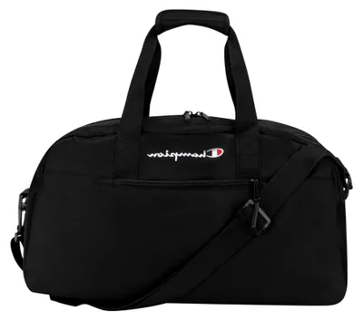 Produktbild von Duffel-Tasche mit Logo, Schwarz/Rot, Einheitsgröße