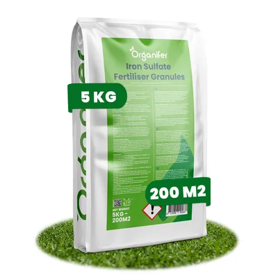 Produktbild von Eisensulfatdünger - Moosentferner - 5kg - für 250m2- Organifer