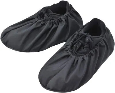 Image de Couvre-chaussures et couvre-bottes, lot de 3, imperméables, antidérapants, lavables, jusqu'à la taille 48, pour techniciens