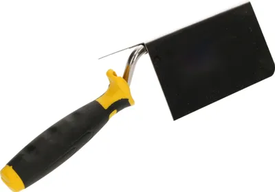 Produktbild von KOTARBAU® Edelstahl Inneneckenkelle 120 mm x 65 mm mit Kunststoffgriff Eckenkelle Kelle zum Bearbeiten von Innenecken in Wänden