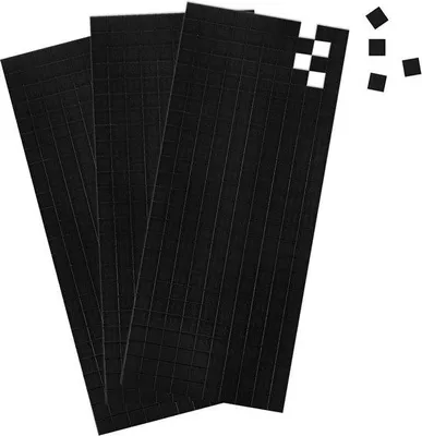 Produktbild von 750 Stück Mini-Magneten, 1 x 1 cm, selbstklebende Magnetplatten, Magnetstreifen, Klebefächer, Flachmagneten für Schule, Familie, Büro, Whiteboard, Kühlschrank