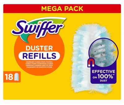 Immagine prodotto di Swiffer Duster confezione di ricarica di panni per la polvere - 18 pezzi per la pulizia