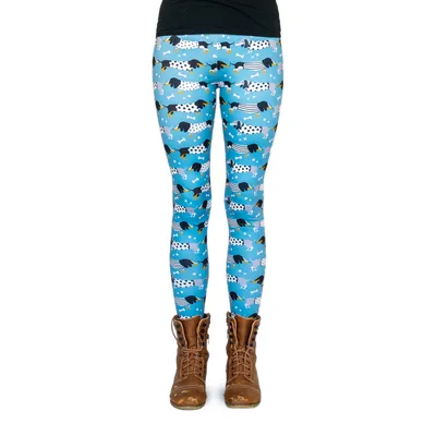 Produktbild von cosey-Bedruckte Dackel-Leggings (Einheitsgröße) - Design Dackel Sport