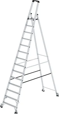 Immagine prodotto di Scaletta per accesso da un solo lato con rotelle 14 gradini