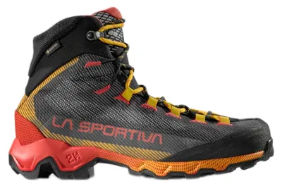 Zdjęcie produktu dla Aequilibrium Hike GTX, buty do wędrówek górskich, męskie – La Sportiva, rozmiar: 10,5 UK / 45, kolor: G00Y00-Carbon/Yellow