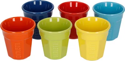 Produktbild von Bialetti Espressobecher 6er Set multicolor, Espresso, Espressotasse, Tasse, Keramik, Bunt, Y0TZ500