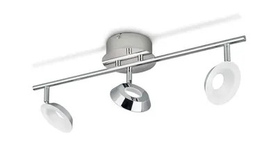 Produktbild von Philips myLiving Spot, Schienenlichtschranke, Nicht austauschbare(s) Leuchtmittel, 3 Glühbirne(n), LED, 15 W, Chrom
