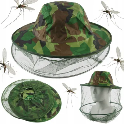 Produktbild von Angelhut Mit Moskitonetz Zum Schutz Vor Mücken, Insekten Und Fliegen Für Den Wald