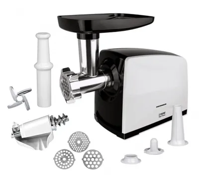 Zdjęcie produktu dla Heinner MG-2100BKWH, 2100 W, Czarny, Srebrny, 1,9 kg/min, Stal nierdzewna, Plastik, 220 - 240 V