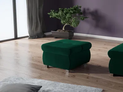Immagine prodotto di Pouf ABEL 1 – verde scuro