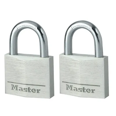 Zdjęcie produktu dla Kłódka Master Lock 2 szt. Aluminium 40 mm 9140EURT