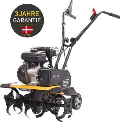 Produktbild von TEXAS Gartenfräse Motorhacke Bodenhacke Bodenfräse Pflug Benzin Lilli 360TG 60cm