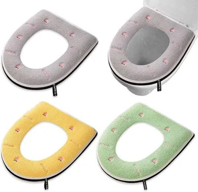 Produktbild von Famanu Toilettensitz Oval - Weicher, erhöhter Toilettensitz mit Deckel