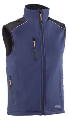 Immagine prodotto di Gilet antivento JUBA, 94% poliestere; 6% Spandex; colore: blu – Taglia: S