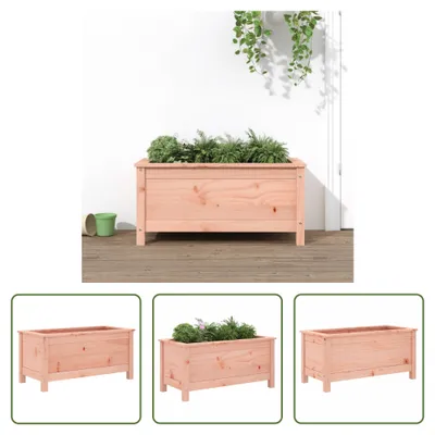 Produktbild von The Living Store Pflanzkübel 82,5x40x39 cm Massivholz Douglasie