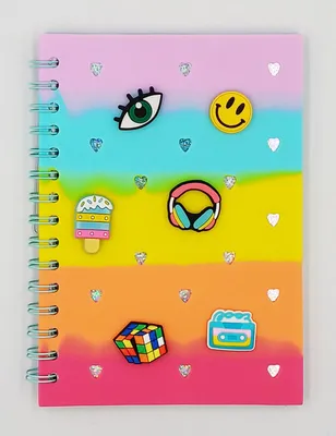 Immagine prodotto di Blocco note con 80 fogli di carta a quadretti con spille Multicolore