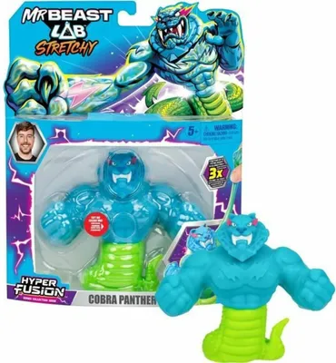 Produktbild von Elastische Figur - MRBEAST LAB - Goo Jit Zu - Cobra Panthere - 11 cm