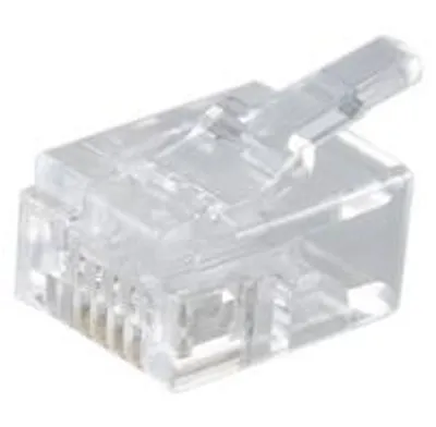 Produktbild von Modular Stecker 6polig DEC-Ausführung vergoldet