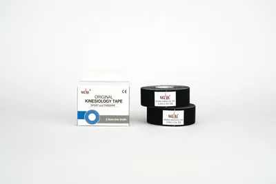 Produktbild von Nasara Tape 2,5cm x 5m - 2 Rollen : schwarz Farbe: schwarz