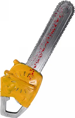 Produktbild von Blutige Spielzeugwaffe Kettensäge als Kostümzubehör 54 cm