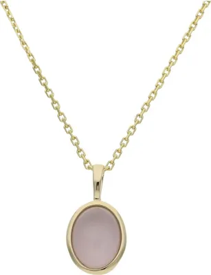 Produktbild von JuwelmaLux Anhänger 333/000 (8 Karat) Gold mit Rosenquarz JL39-02-0482