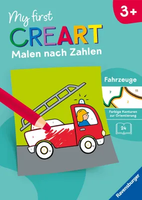 Produktbild von My first CreArt Malen nach Zahlen ab 3 - Fahrzeuge