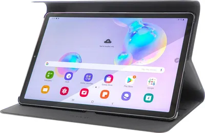 Obrázok produktu pre 4Smarts Koen puzdro, flipov kryt z pravej koe pre Galaxy Tab S6 10,5 - ierny