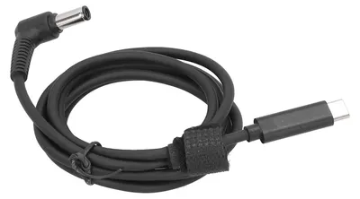 Image de Câble adaptateur d'alimentation mâle Type-C vers CC 6,0 x 0,6 mm, câble de recharge rapide pour ordinateur portable