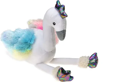 Produktbild von Karlie Regenbogen Flamingo - Hundespielzeug - Plüsch - 33x18x20 cm
