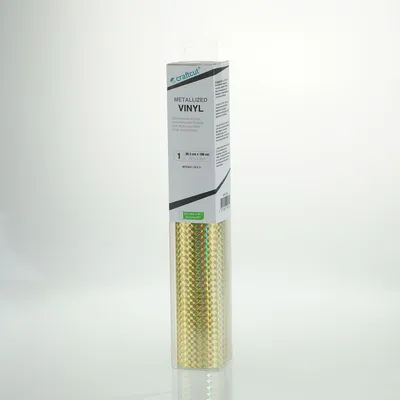Produktbild von Effekt-Plotterfolie Metallized - MOSAIC-GOLD in 30,5 x 100cm