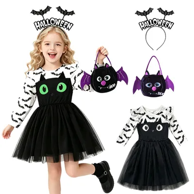 Fledermauskostüm 3-teilig für Kleinkinder, Halloween