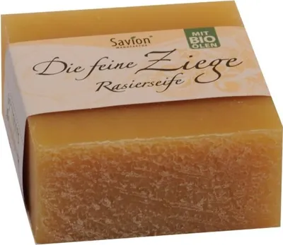 Immagine prodotto di Zwickmeister Savion sapone da barba al latte di capra, blocco da 50 g, fatto a mano