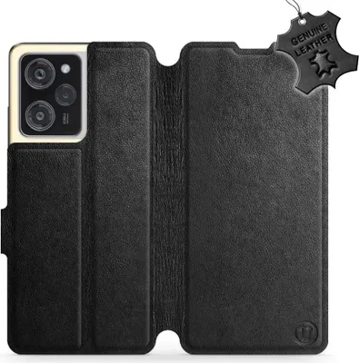Produktbild von Echtleder Handyhülle für Xiaomi POCO X5 Pro, Mobiwear Leather, Schwarz