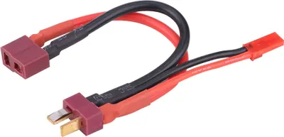 Produktbild von T-Stecker JST-Steckerkabel, Deans T Stecker mit JST Stecker, 18AWG Kabel für Fernsteuerung, Flugzeuge, Autos und Boote, geeignet für RC-Batterien