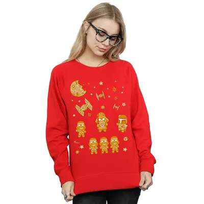 Produktbild von Star Wars - "Gingerbread Empire" Sweatshirt für Damen BI37901 (M) (Königsblau)