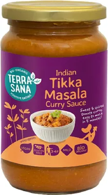 SOS CURRY INDIAN TIKKA MASALA BEZGLUTENOWY BIO 350 g - TERRASANA