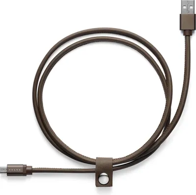 Produktbild von VOLVO microUSB B Leder-Ladekabel