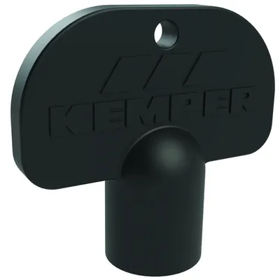 Imagen del producto de Llave de plástico negra para válvulas FROSTI y UP, 1 unidad.