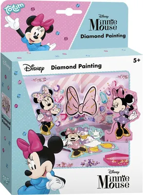 Produktbild von Totum Disney Minnie Mouse Diamond Painting, Bastelset für Kinder, 5 Jahr(e), Mehrfarbig