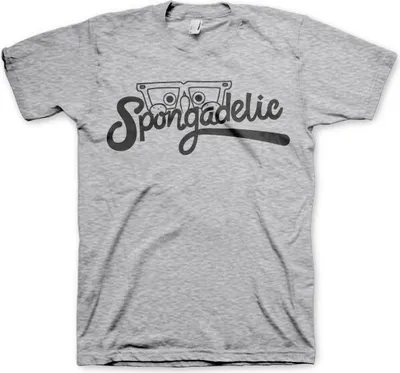 Produktbild von Spongadelic T-Shirt - Small - Heather-Grey