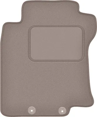 Immagine prodotto di Tappetino conducente in velluto beige compatibile con Nissan X-Trail III T32 (2014-2017, 7 posti) – con fissaggi – su misura