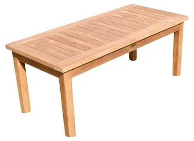 Produktbild von TEAK Sofa Tisch Holztisch Beistelltisch Gartentisch Kaffeetisch Garten Tisch 110x50cm JAV-COCO Holz von AS-S