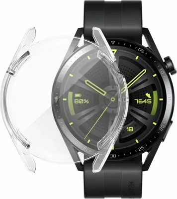 Produktbild von Strap-it Huawei Watch GT 3 46mm TPU-Hülle (Transparent)